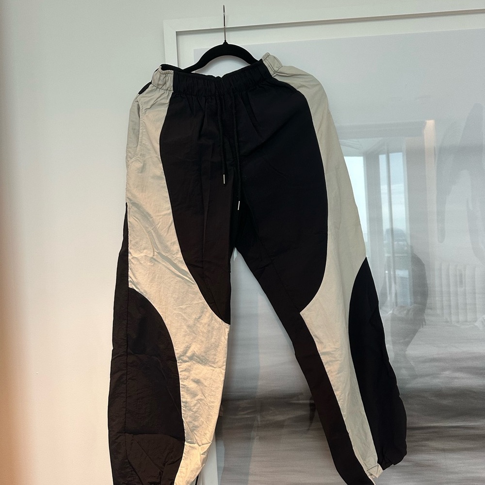 OAK + FORT Black Elastic Waist Pants